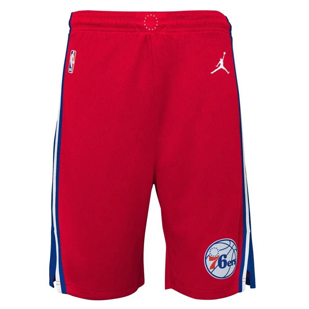 Philadelphia 76ers Nike Youth 2020/21 Swingman Shorts - Icon