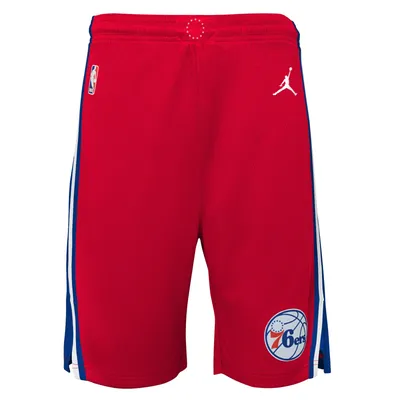 Philadelphia 76ers Jordan Brand Youth Statement Edition Swingman Performance Shorts - Red