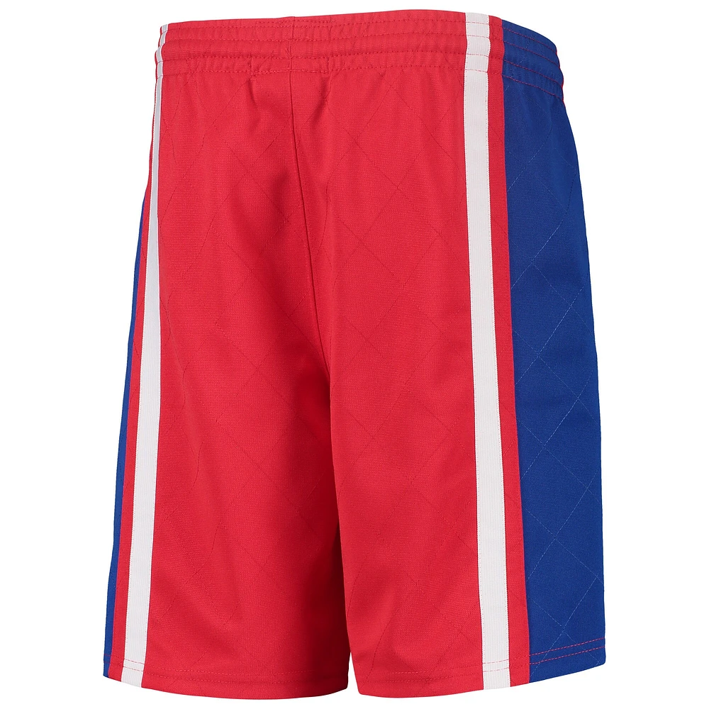 Youth Mitchell & Ness Red Philadelphia 76ers 1996 Hardwood Classics 75th Anniversary Swingman Shorts