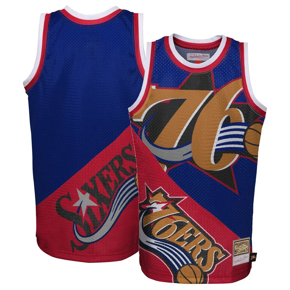 Allen Iverson Philadelphia 76ers Mitchell & Ness Big Tall Hardwood Classics Jersey - Black