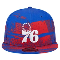 Youth New Era  Royal Philadelphia 76ers Tip-Off 9FIFTY Snapback Hat