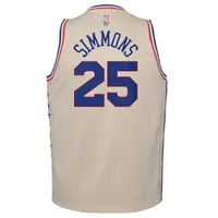 Maillot Swingman Player Nike Ben Simmons Philadelphia 76ers 2020/21 pour jeune - Édition gagnée