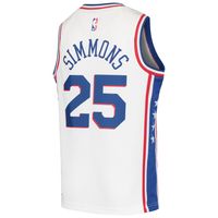 Youth Nike Ben Simmons White Philadelphia 76ers Swingman Jersey