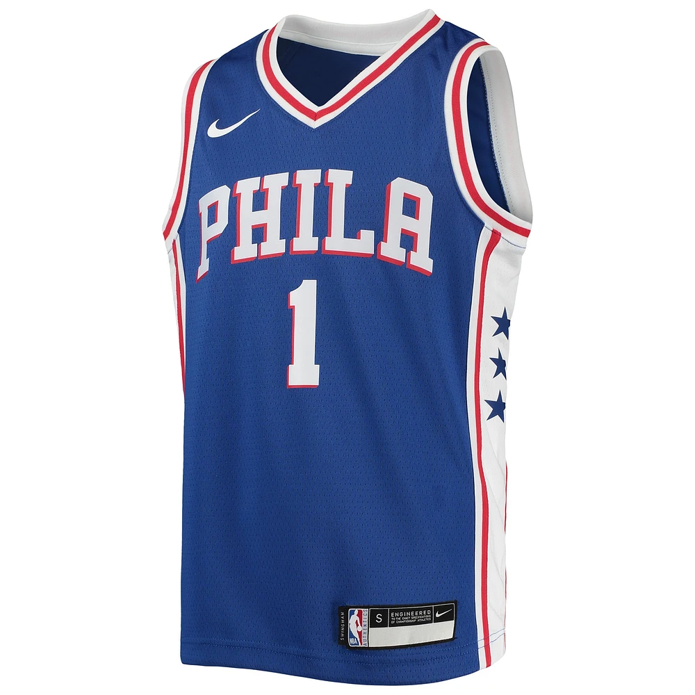 Maillot Nike Swingman James Harden Royal Philadelphia 76ers pour jeune - Édition Icon