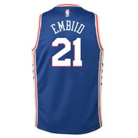 Youth Nike Joel Embiid Royal Philadelphia 76ers Swingman - Jersey Icon Edition