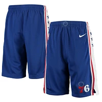 Short Swingman Nike Royal Philadelphia 76ers 2020/21 pour Enfant - Icon Edition