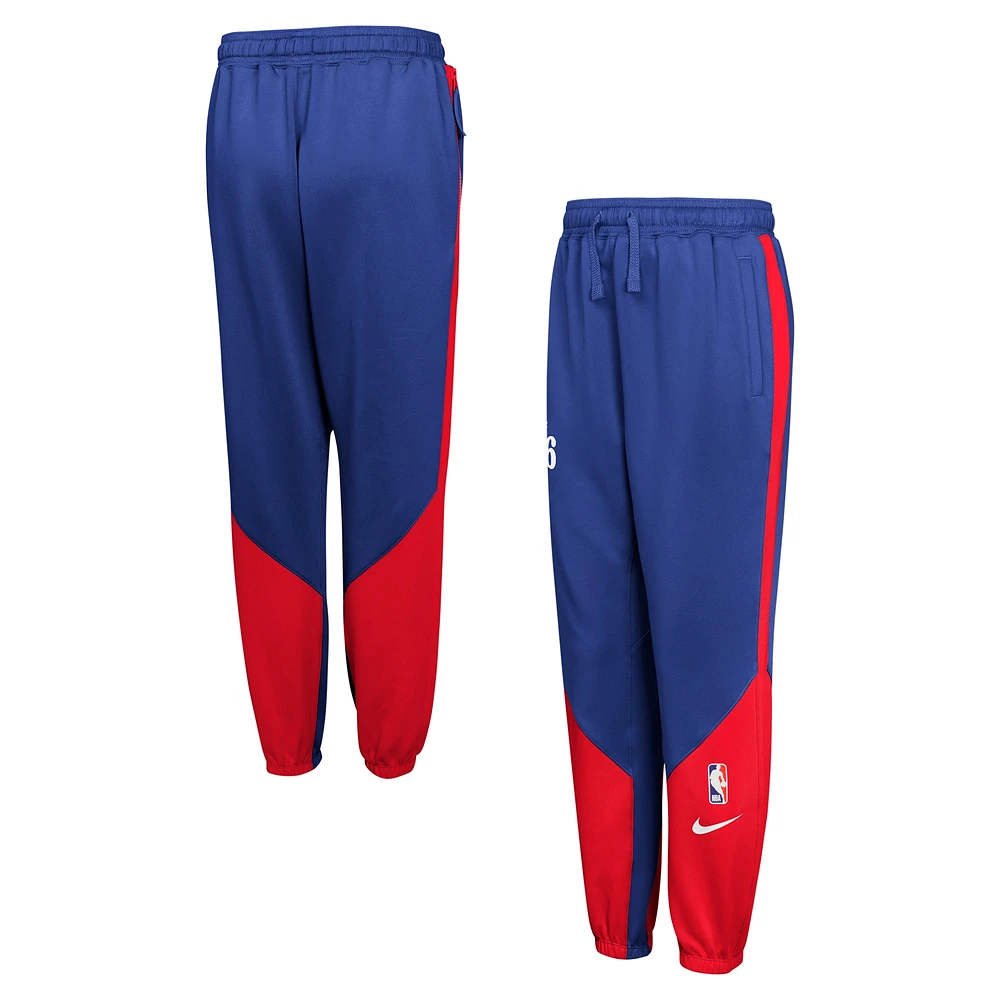 Youth Nike Royal Philadelphia 76ers 2024/25 Authentic Showtime Pants