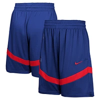 Short d'entraînement en maille Nike Royal Philadelphia 76ers pour jeunes