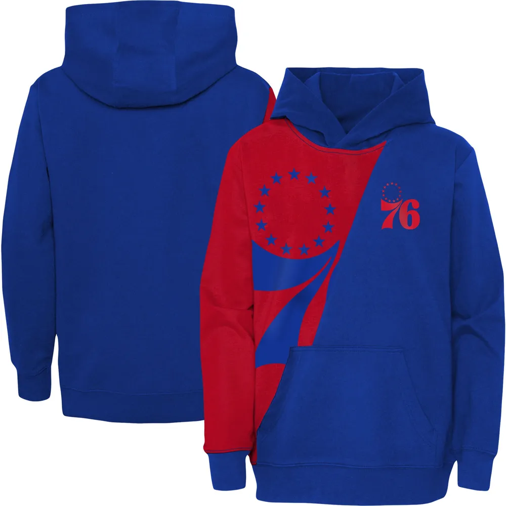 Lids Julius Erving Philadelphia 76ers Mitchell & Ness Big Tall Name Number  Short Sleeve Hoodie - Royal/Red