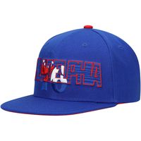 Youth Royal Philadelphia 76ers Lifestyle Wordmark - Snapback Hat