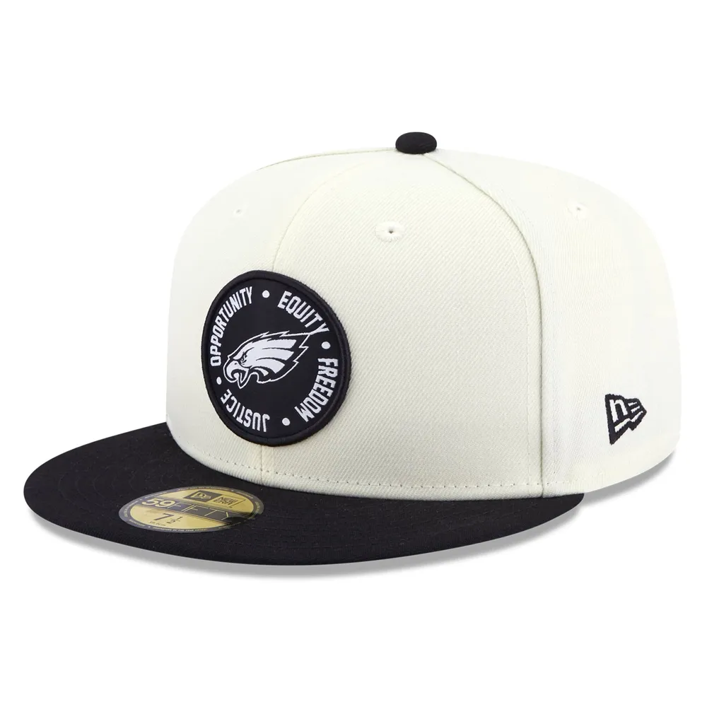 Lids Philadelphia Eagles New Era 2022 Inspire Change 59FIFTY Fitted Hat -  Cream/Black