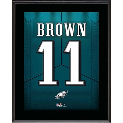 A.J. Brown Philadelphia Eagles 10.5" x 13" Jersey Number Sublimated Player Plaque
