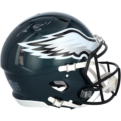 A.J. Brown Philadelphia Eagles Autographed Riddell Super Bowl LIX Champions Speed Authentic Helmet 