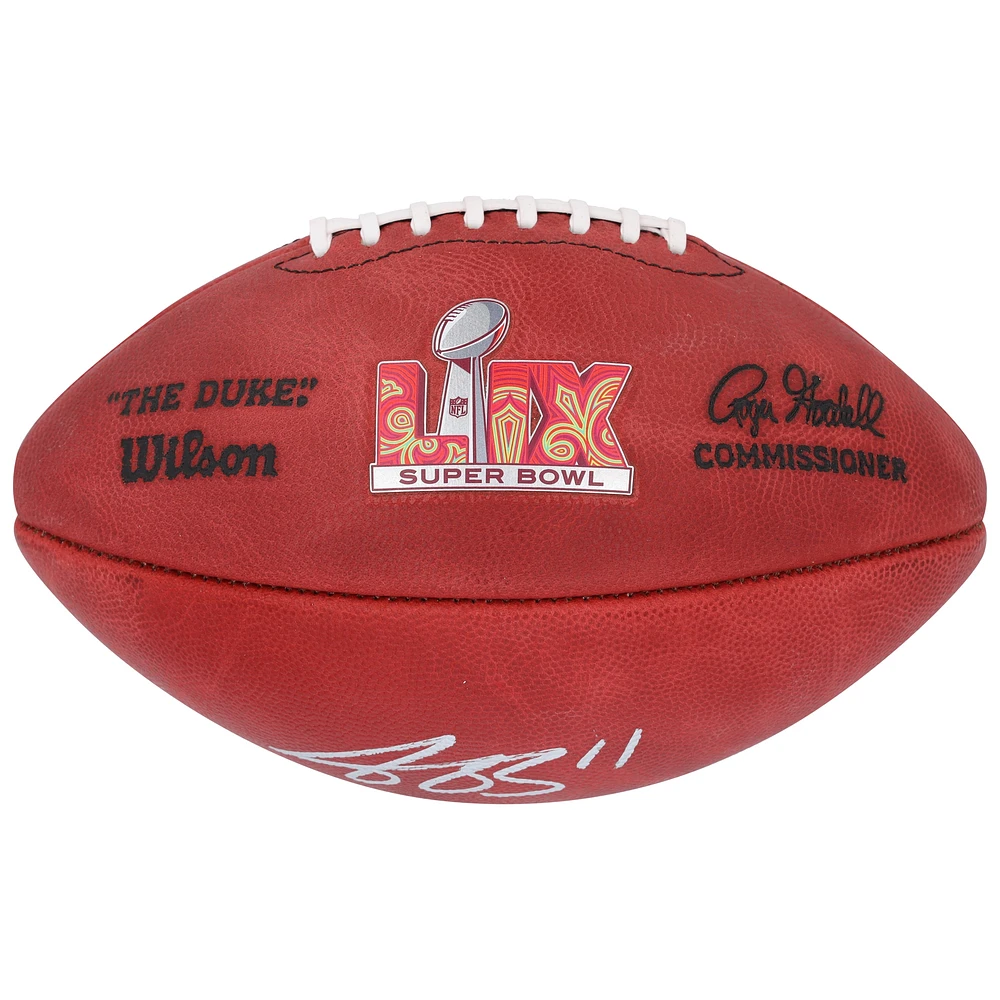 A.J. Brown Philadelphia Eagles Autographed Super Bowl LIX Wilson Duke Football