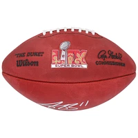 A.J. Brown Philadelphia Eagles Autographed Super Bowl LIX Wilson Duke Football