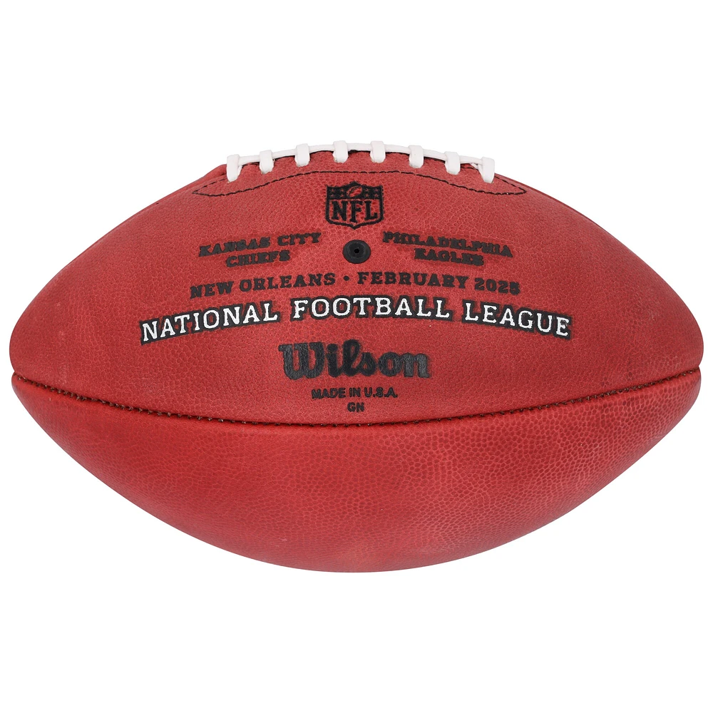 A.J. Brown Philadelphia Eagles Autographed Super Bowl LIX Wilson Duke Football