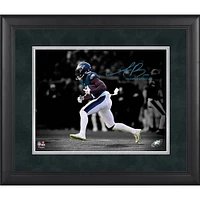 Photographie encadrée de 11" x 14 " de la signature fac-similé d'AJ Brown des Philadelphia Eagles