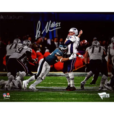 Nick Foles Philadelphia Eagles Unsigned Super Bowl LII Throwing Photograph