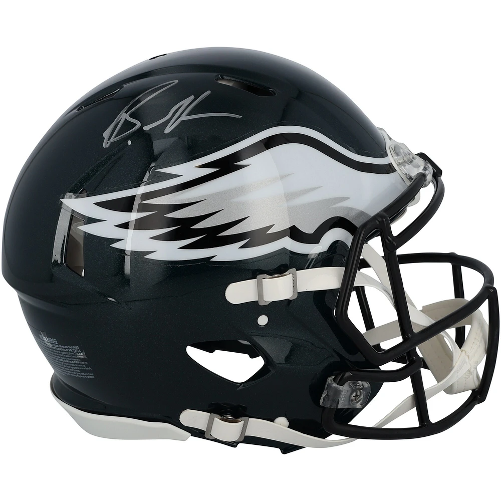 Casque Riddell Speed ​​authentique autographié par Brandon Graham des Philadelphia Eagles