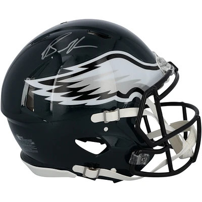 Casque Riddell Speed ​​authentique autographié par Brandon Graham des Philadelphia Eagles