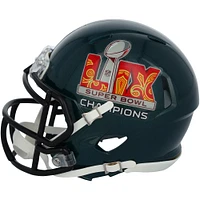 Cooper DeJean Philadelphia Eagles Autographed Super Bowl LIX Champions Riddell Logo Speed Mini Helmet