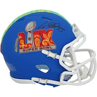 Cooper DeJean Philadelphia Eagles Autographed Super Bowl LIX Riddell Speed Mini Helmet