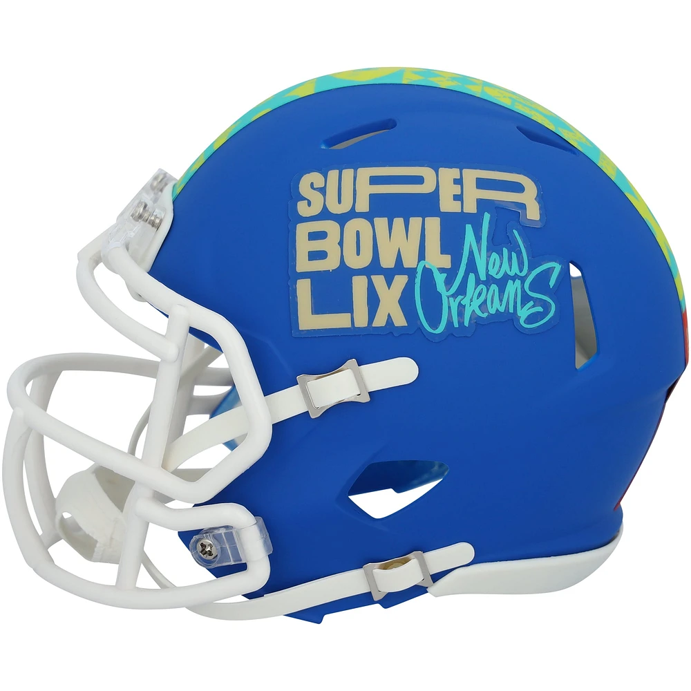 Cooper DeJean Philadelphia Eagles Autographed Super Bowl LIX Riddell Speed Mini Helmet