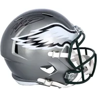 DeVonta Smith Philadelphia Eagles Autographed Riddell Flash Alternate Speed  Replica Helmet