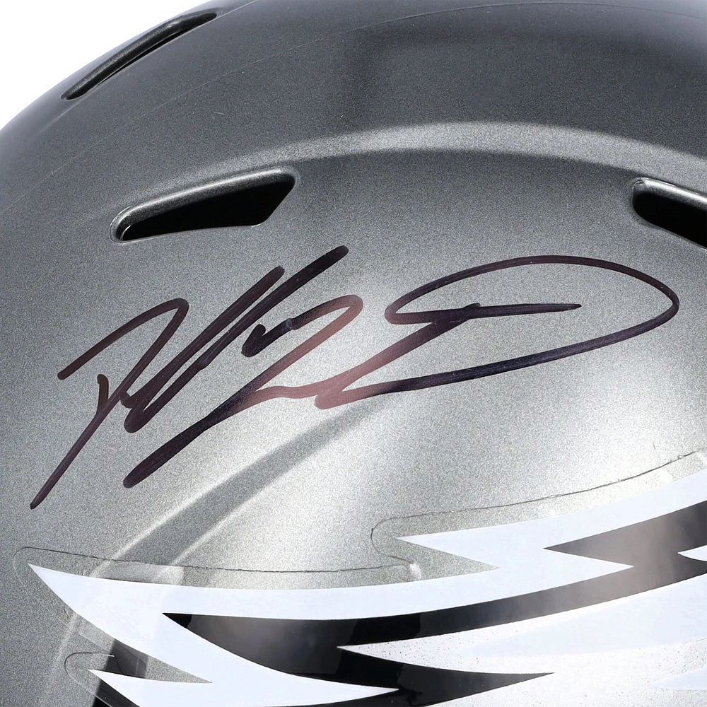 Dallas Goedert Philadelphia Eagles Dédicacé Riddell Flash Speed ​​Replica Casque