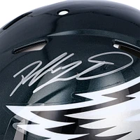 Casque authentique Riddell Speed ​​autographié par Dallas Goedert des Philadelphia Eagles