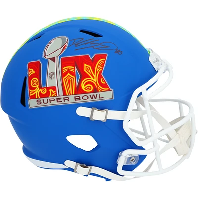 Dallas Goedert Philadelphia Eagles Autographed Super Bowl LIX Riddell Speed Replica Helmet