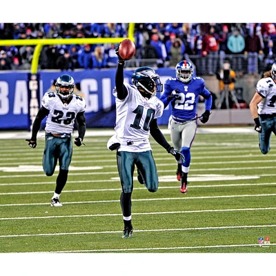Photographie non signée de DeSean Jackson des Philadelphia Eagles, Miracle à The Meadowlands II