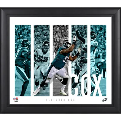 FLETCHER COX PHILADELPHIA EAGLES NIKE AUTHENTIC ON FIELD SIGNED