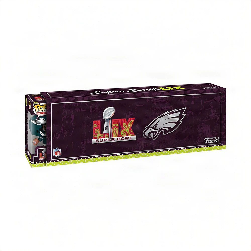 Lot de cinq figurines en vinyle POP! exclusives Funko Philadelphia Eagles Super Bowl LIX Champions Fanatics