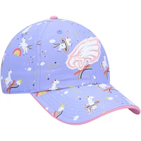 Casquette ajustable Clean Up Purple Philadelphia Eagles '47 pour fille préscolaire