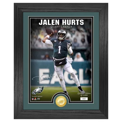 Jalen Hurts Autographed and Framed Philadelphia Eagles Jersey