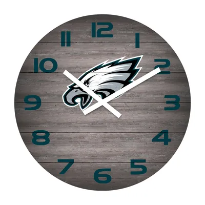 Philadelphia Eagles Imperial Weathered 16" Clock - Gray