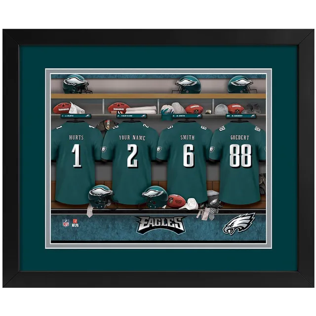 Lids Philadelphia Eagles Imperial 14 X 18 Custom Print Locker Room Brazos  Mall