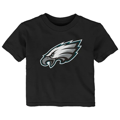 T-shirt noir avec logo principal des Eagles de Philadelphie pour bébé