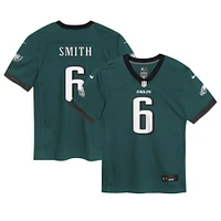 Maillot de match Nike DeVonta Smith des Eagles Philadelphie, vert minuit, pour bébé