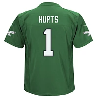 Maillot de jeu alternatif des Eagles Philadelphie pour bébé Nike Jalen Hurts Kelly Green