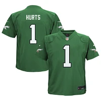 Maillot de jeu alternatif des Eagles Philadelphie pour bébé Nike Jalen Hurts Kelly Green