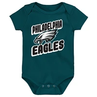 Infant Philadelphia Eagles Play Day Three-Pack Bodysuit Set