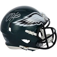Jalen Hurts Philadelphia Eagles Autographed Super Bowl LIX Champions Riddell Logo Speed Mini Helmet