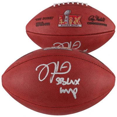 Jalen Hurts Philadelphia Eagles Autographed Super Bowl LIX Football with "SB LIX MVP" Inscription