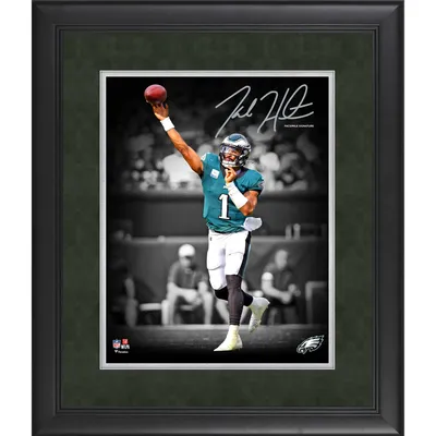 Jalen Hurts Philadelphia Eagles Fanatics Authentic Facsimile Signature Framed 11" x 14" Spotlight Photograph