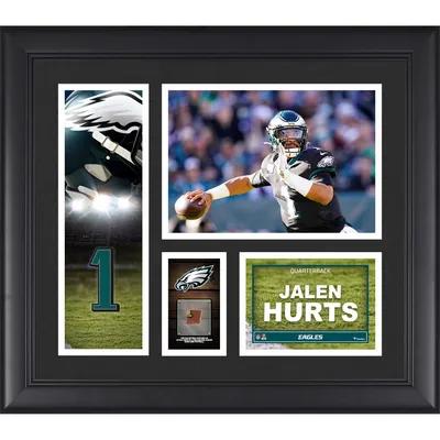 Jalen Hurts Autographed Philadelphia Eagles Framed Nike Jersey