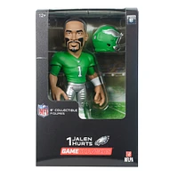 Figurine en vinyle de 6 pouces de Jalen Hurts Philadelphia Eagles Kelly Green Alternate Jersey - Exclusivité Fanatics - Recherchez des variantes de couleurs unies rares