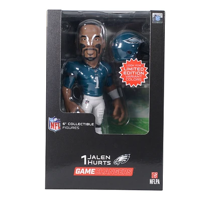 Jalen Hurts Philadelphia Eagles Series 4 GameChanger 6" Figurine en vinyle - Recherchez des variantes rares de couleur unie