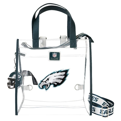 Loungefly Philadelphia Eagles Clear Convertible Backpack & Tote Bag